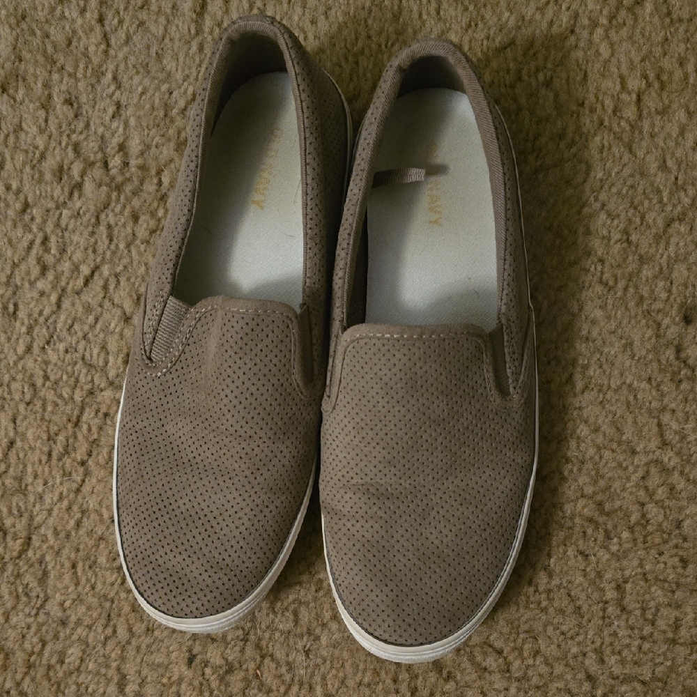 Old Navy Perforated Slip-On Shoes - Taupe